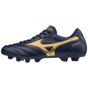 Mizuno Morelia II Md Mens Football Boots Canada - Blue/Gold